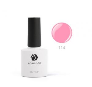 Цветной гель-лак ADRICOCO №114 розовая азалия, 8 мл. - NOGTISHOP