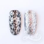 Хлопья Юки серебро Zoo Nail №1184, 0,5 гр.