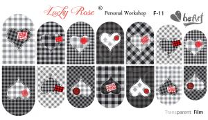 Series F-011 Lucky Rose  - NOGTISHOP