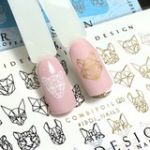 Слайдер COMBI FOIL C120 золото+чёрный Ib.Di Nails