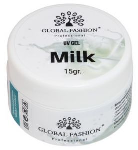 Гель для наращивания ногтей Milk, 15 гр молочный, Global Fashion - NOGTISHOP
