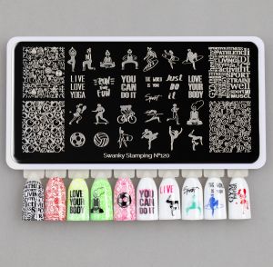 Пластина Swanky Stamping №120 12х6 см - NOGTISHOP
