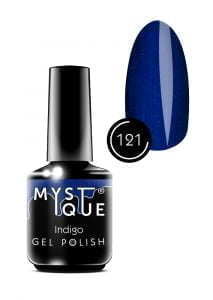 Гель-лак Gel Polish №121 «Indigo» Mystique, 15 ml