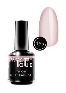 Гель-лак Gel Polish №155 «Tender» Mystique, 15 ml  - NOGTISHOP