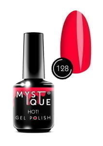 Гель-лак Gel Polish №128 «HOT!» «Shadow» Mystique, 15 ml