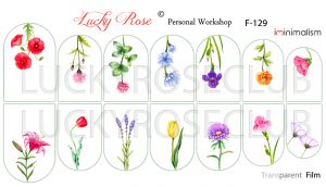Series F-129 Lucky Rose - NOGTISHOP