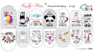 Series F-131 Lucky Rose  - NOGTISHOP