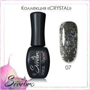 Гель-лак Serebro Crystal №07, 11 мл  - NOGTISHOP