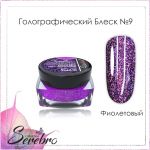 Голографический блеск Serebro №09 Фиолетовый, помол 1/256, 5 г 