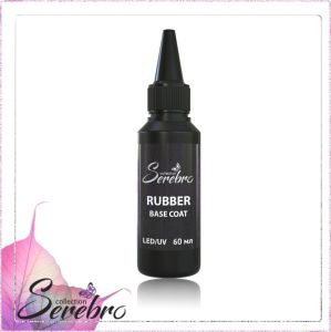 Каучуковая база Rubber base для гель-лака Serebro, 60 мл - NOGTISHOP