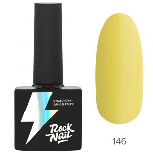 Гель-лак RockNail Basic 146 Ceylon Yellow, 10 мл. - NOGTISHOP