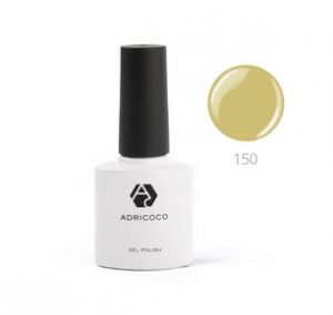 Цветной гель-лак ADRICOCO №150 золотисто-оливковый, 8 мл. - NOGTISHOP