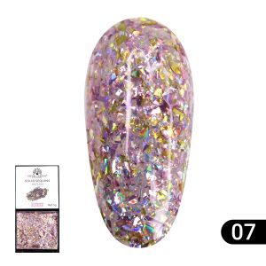 Гель-краска с глиттером №07, Solid Sequins color gel 5 гр - NOGTISHOP