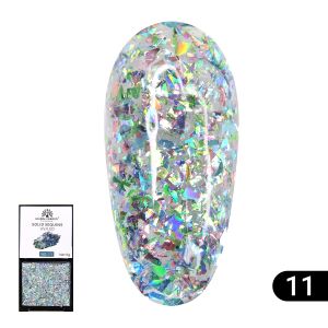 Гель-краска с глиттером №11, Solid Sequins color gel 5 гр - NOGTISHOP