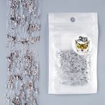 Фольга «Сетка поталь» Zoo Nail №1581 белый/серебро, 4х25 см.
