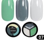 Solid color gel - 3, Stone 07, гель-краска повышенной плотности 15 гр, Global Fashion