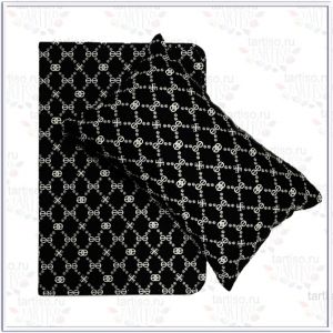 Подушка под руку с ковриком Tartiso Черная - NOGTISHOP
