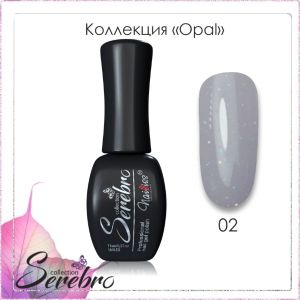 Гель-лак Serebro Opal №02, 11 мл   - NOGTISHOP