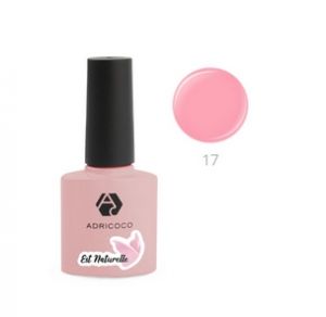 Гель-лак ADRICOCO Est Naturelle №17 камуфлирующий персиково-розовый, 8 мл. - NOGTISHOP