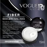 База для гель-лака FIBER Base Vogue Nails прозрачная 15 мл