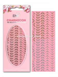 Charmicon 3D Silicone Stickers «Лунулы №19» золото/серебро - NOGTISHOP