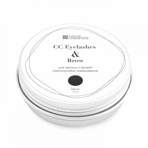 Хна CC Eyelashes&Brow для ресниц и бровей для поволоскового окрашивания (Чёрная), 10 гр в баночке