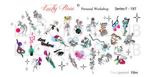 Series F-197 Lucky Rose  - NOGTISHOP