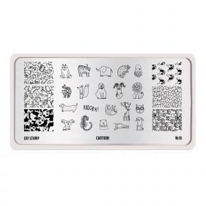 Пластина для стемпинга Go Stamp №19 Cartoon - NOGTISHOP