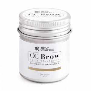 Хна для бровей CC BROW (LIGHT BROWN) в баночке(Светло-коричневый), 10 гр