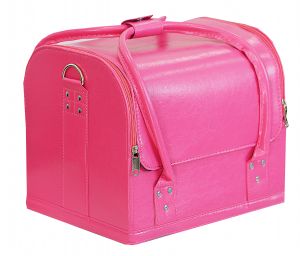 Чемодан-сумка (кейс) CM-S-001 (кож.зам, Розовая) YRE.