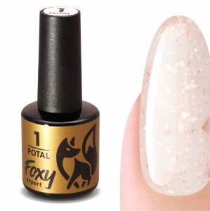 Гель-лак с поталью (Gel polish POTAL) №01, FOXY, 8 мл - NOGTISHOP