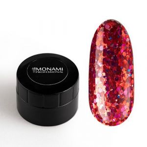 Гель-лак с блеском Red MONAMI, 5 г.  - NOGTISHOP