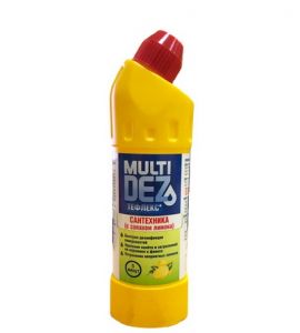 МультиДез-Тефлекс для дезинфекции и мытья сантехники (лимон)
