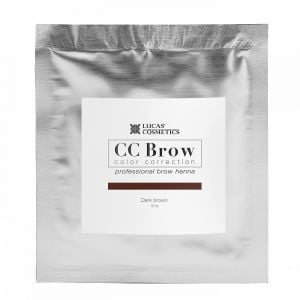 Хна для бровей CC BROW (DARK BROWN) в саше (Тёмно-коричневый), 5 гр