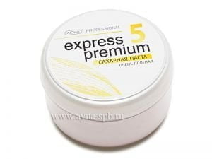 Паста для шугаринга без разогрева АЮНА EXPRESS PREMIUM №5, Очень плотная, 300 гр - NOGTISHOP