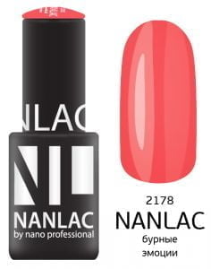 Гель-лак NL 2178 "Бурные эмоции" Nano Professional, 6 мл