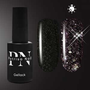 Гель-лак Dark Flash черный, Patrisa Nail, 8 мл - NOGTISHOP