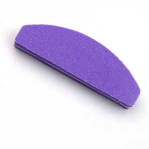 Мини баф полумесяц фиолетовый 100/180, 1 шт - NOGTISHOP