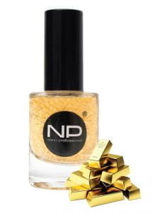 Активный гель для питания и роста ногтей Gold Gel Nano Professional, 15 мл.