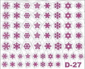 Трафарет для дизайна ногтей Deep Design NOGTIKA №27 - NOGTISHOP