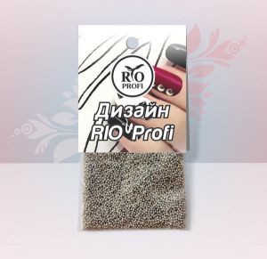 Бульонки RIO Profi Серебро пластик 6 гр - NOGTISHOP