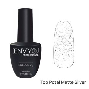 I Envy You, Top Potal Matte Silver (10 g) - NOGTISHOP