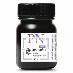 Гель однофазный Дримлайн Престиж Patrisa Nail, Прозрачный, 50 гр.  - NOGTISHOP