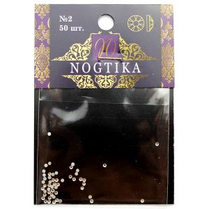 Стразы прозрачные №2 (50 шт) Nogtika Swarovski - NOGTISHOP