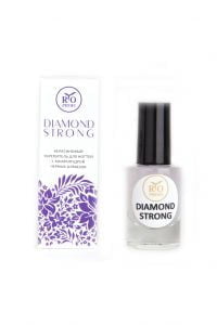 Кератиновый укрепитель с микропудрой черных алмазов Diamond Strong, 8 мл - NOGTISHOP