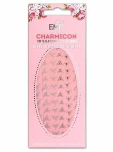 Charmicon 3D Silicone Stickers «Лунулы золото/серебро» №2  E.Mi - NOGTISHOP