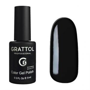  Гель-лак Grattol GTC002 Black, 9мл.