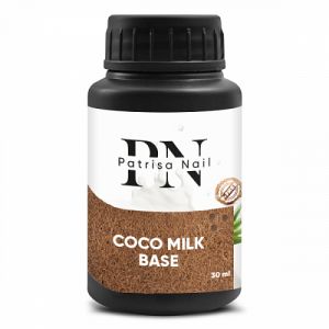 Coco milk base каучуковая база для гель-лака, молочная, полупрозрачная, 30 мл Patrisa Nail - NOGTISHOP