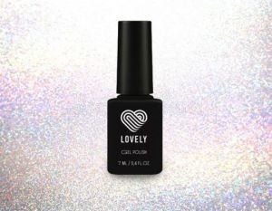 Топ без липкого слоя Lovely с радужным шиммером Rainbow, 12ml - NOGTISHOP