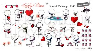 Series F-033 Lucky Rose  - NOGTISHOP